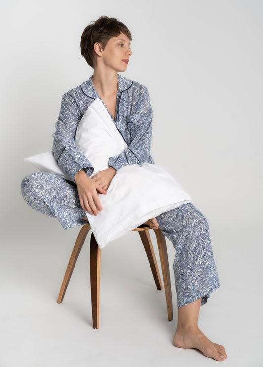 Blue Pattern Pyjama