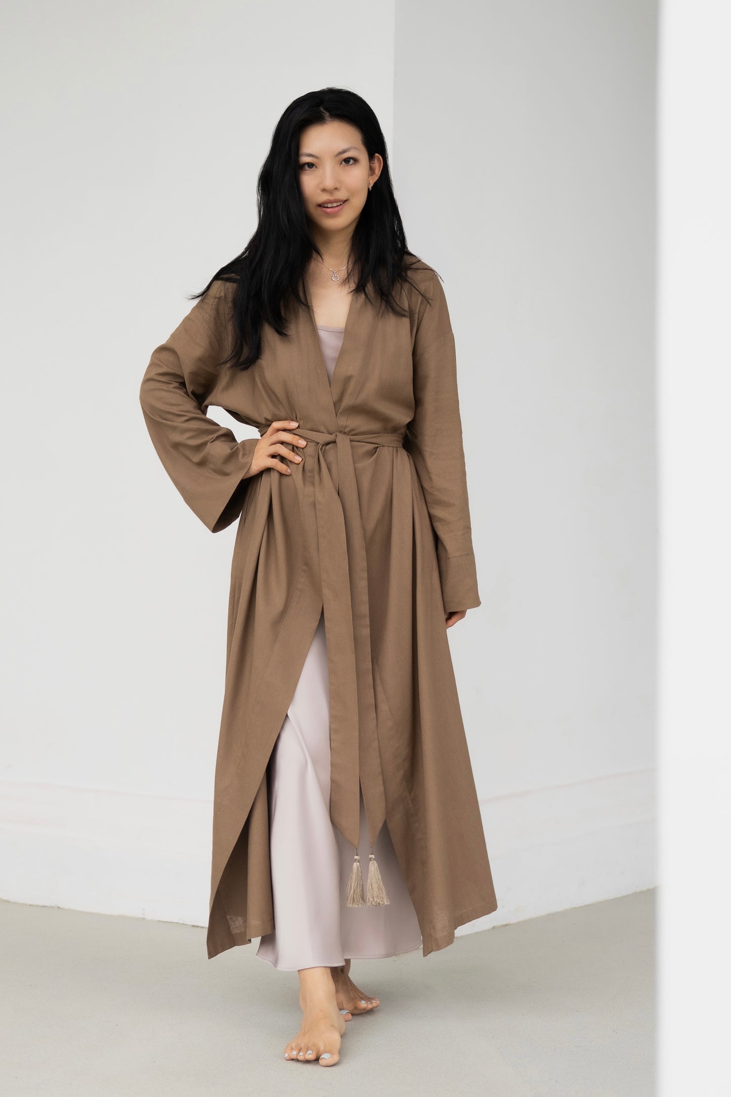 Mocca Brown Kimono